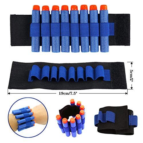 Tactical Vest Kit For Nerf Guns N-Strike Elite Series With Refill Darts,Reload Clips, Facetube Mask, Hand Wrist Bands And Protective Glasses,Nerf Vest Toys For Boys & Girls #TOP2