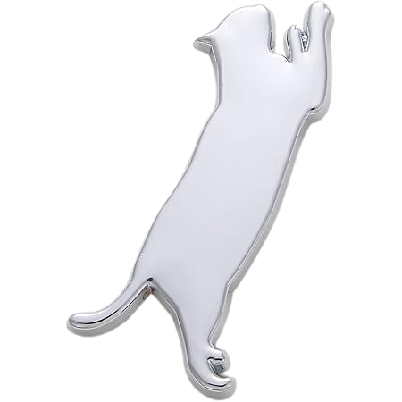 Amazon Fcrew 車 ステッカー エンブレム 猫 すがり猫 ステッカー デカール 車 バイク