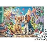 Puzzle da 1000 pezzi Avventura animali domestici, Materiale...