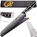 Produktbild Brotmesser Damast Messer 23cm -Gezahntes Damastmesser Aus Japanischem AUS-10 Edelstahl - 67-Lagiges Professionelles Küchenmesser In Geschenkverpackung mit Klingenschutz - Japanisches Brot Messer