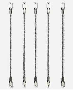 HERO Hartmetall Sägekordel Sägedraht 5er Pack Fliesensägeblätter Hartmetallbestreut 150mm Sägeblätter HM Sägeblatt für Fliesensäge Bügelsäge Handsäge Fliesen, Glas, Holz, Keramik, Kunststoff, Stein