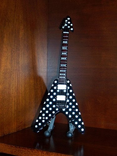 Mini Guitar For Randy Rhoads Ozzy Osbourne Polka Dot Display Gift #TOP1