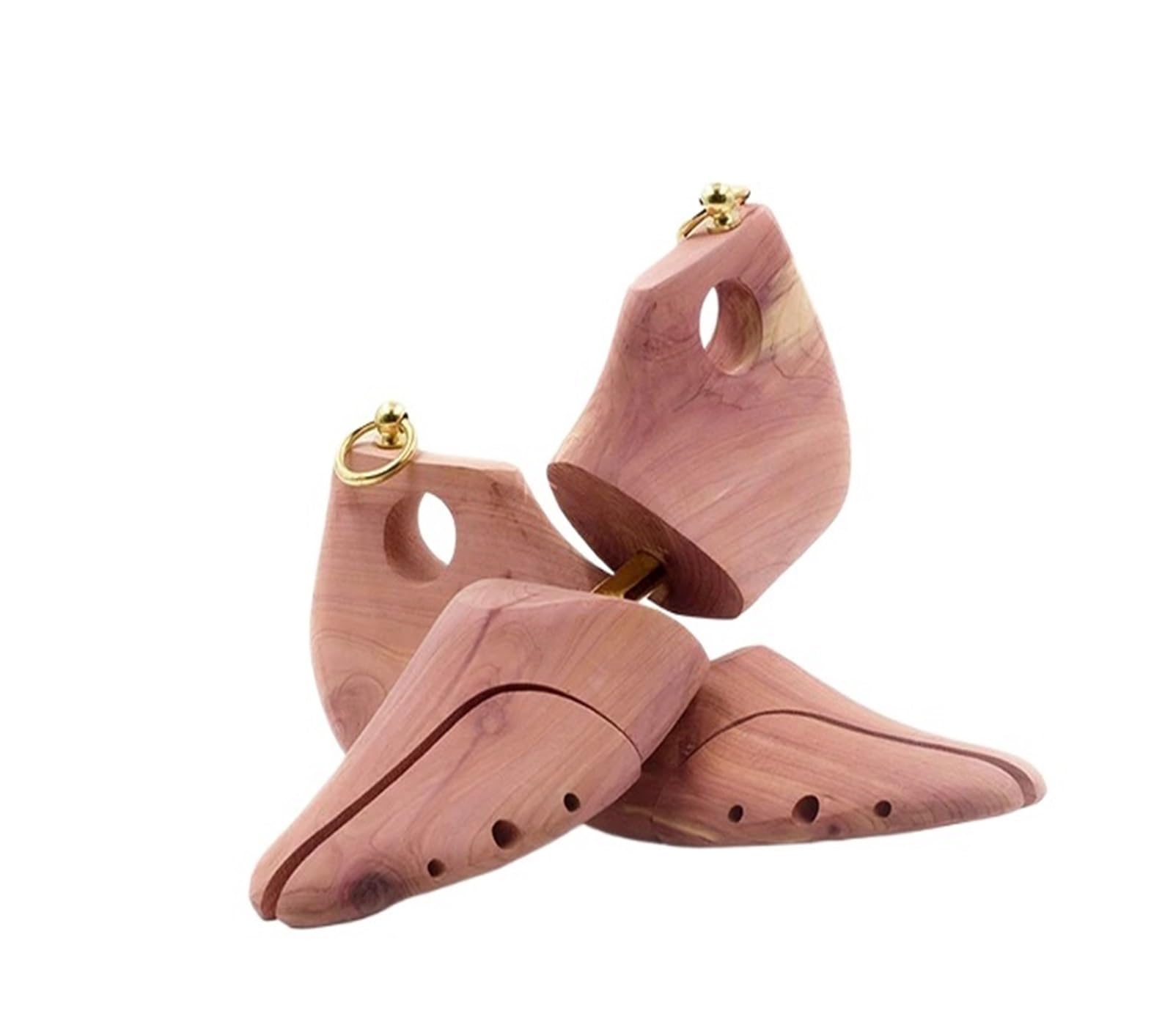 Botas Cortas Rojas Ajustables de un Solo Tubo for Hombres y Mujeres, árbol de Zapatos de Madera Adecuado para Botas O Zapatillas De Deporte(EUR39-40)