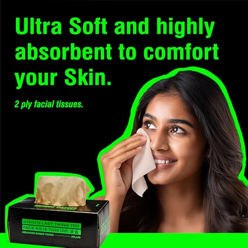 Image of Beco Bamboo Super Soft 2-ply Car Tissue Box| Facial Tissue-100 pulls x 3 Packs (300 Pulls) | 100% Natural & Ecofriendly