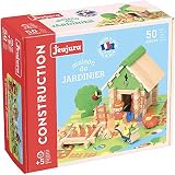 Jeujura 8225 8225-MAISON DU JARDINIER-50 Pieces drewniana skrzynka budowlana