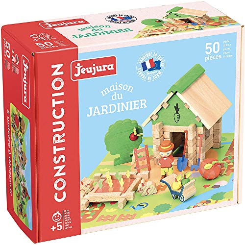 Jeu de construction en bois JEUJURA La Maison du Comte 50 pièces Mixte - vue 10