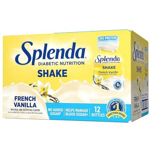 SPLENDA Diabetes Nutrition Shakes - Meal Replacement Shake, French Vanilla