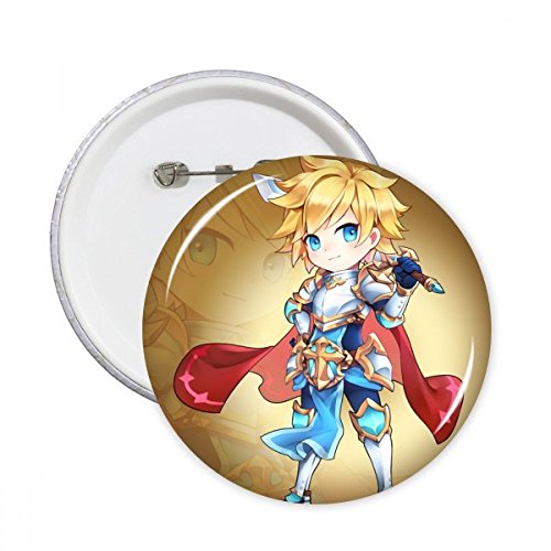 Bouton décoration Fantasy Dungeons multicolore - Broches et badges ronds en pack de 5