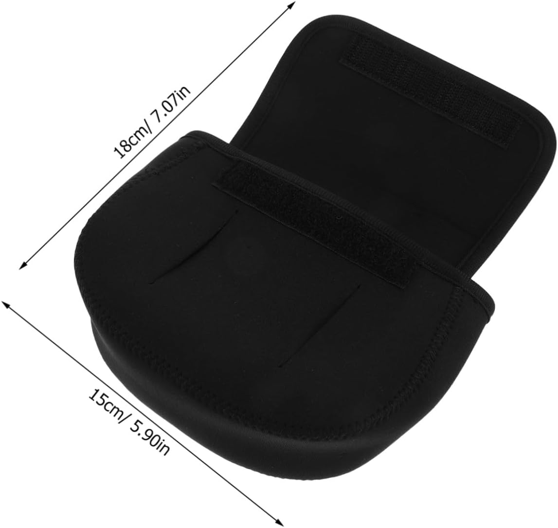2pcs Neoprene Fishing Reel Storage Pouch Lightweight Protective Sleeve for Baitcasting Reels Fit Series Wear-resistant Covers for Outdoor Camping and Travel Gear image 2
