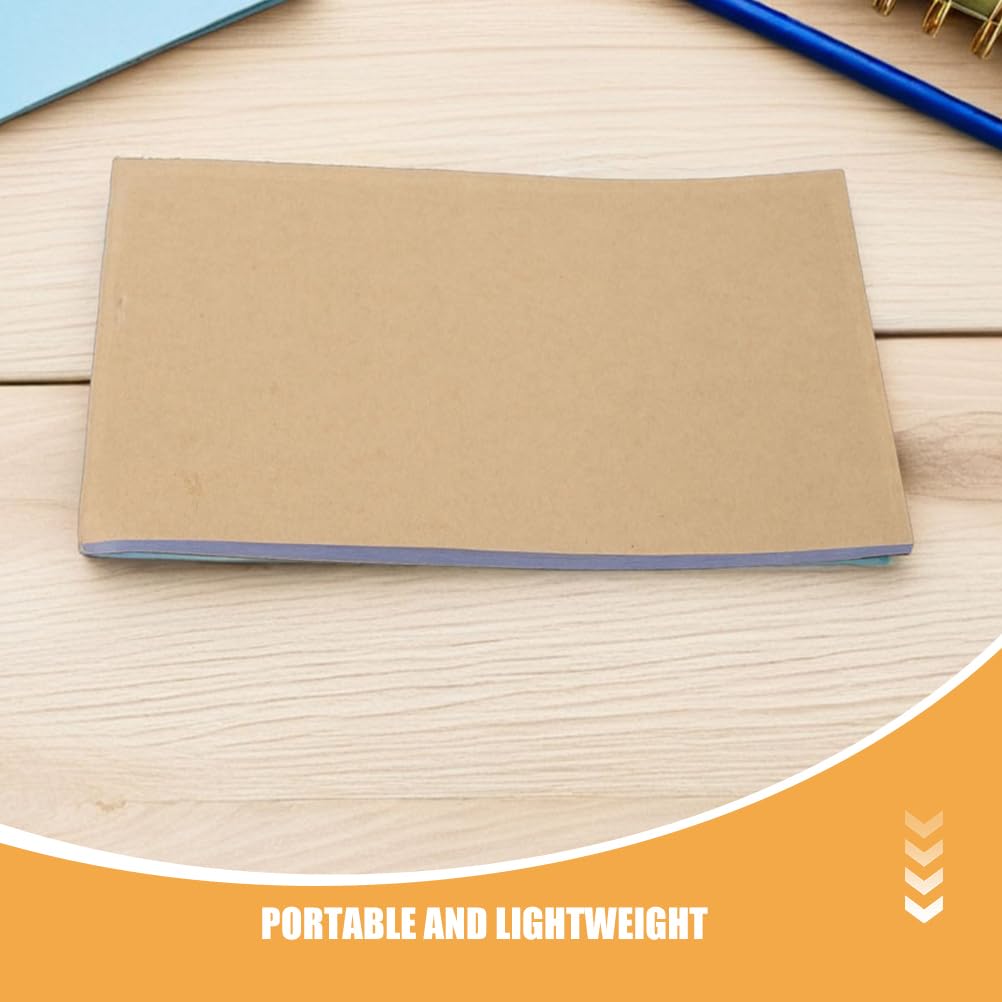 10 pezzi di quaderno di carta kraft, senza righe, senza carta autocopiante, diario di scrittura, blocco note tascabile vuoto, blocco note A5, libro fatture per viaggi di lavoro e riunioni