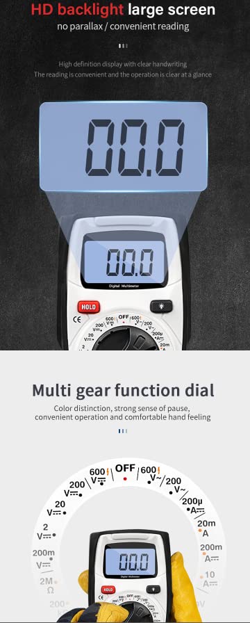 Multimetro digitale ad alta precisione multifunzione DT-660B