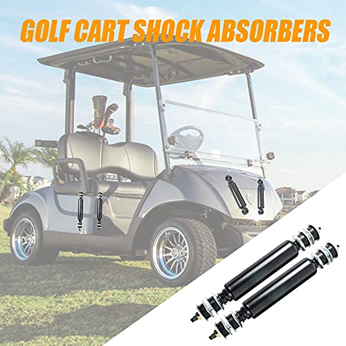 2 Pcs Golf Cart Rear Shock Absorbers Compatible With 1981-2011 Club Car Ds Electric & Gas/G&E, 2004-Up Precedent Replace 1014236 1013164 102588501 #TOP4