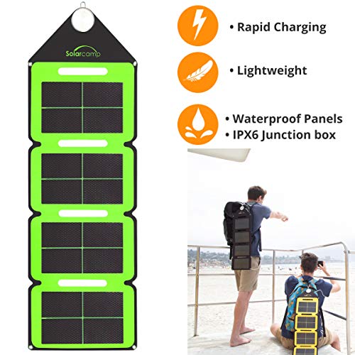 Solar Camp Ð Solympic Hue Ð Portable, Waterproof, Flexible Folding Solar Charger