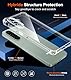 iVoler Nie Vergilbung Klar Hülle für Samsung Galaxy A56 5G mit Stoßfest Schutzecken, 1 Handyhülle mit 3 Stück Panzer Schutz Glas, [Militärischer Schutz] Transparent Schutzhülle Dünn Durchsichtige Case