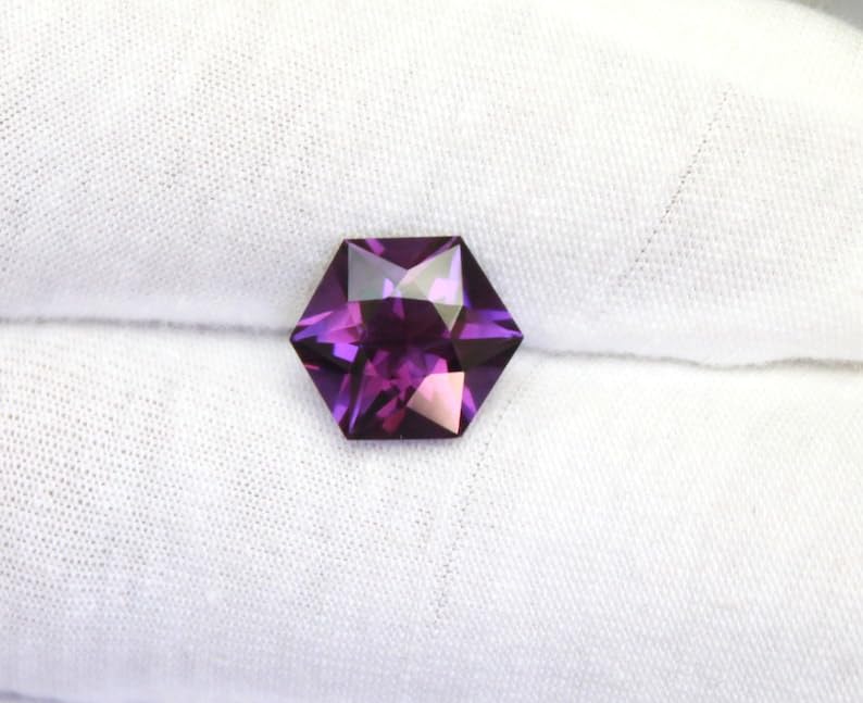 Améthyste naturelle taillée pour fabrication de bijoux et collier - 6