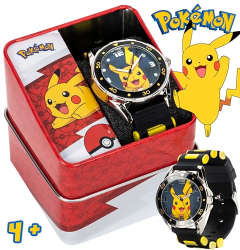 Accutime Kids Pokemon Pikachu Analog Quartz Watch for Boys, Girls, and Adults All Ages2