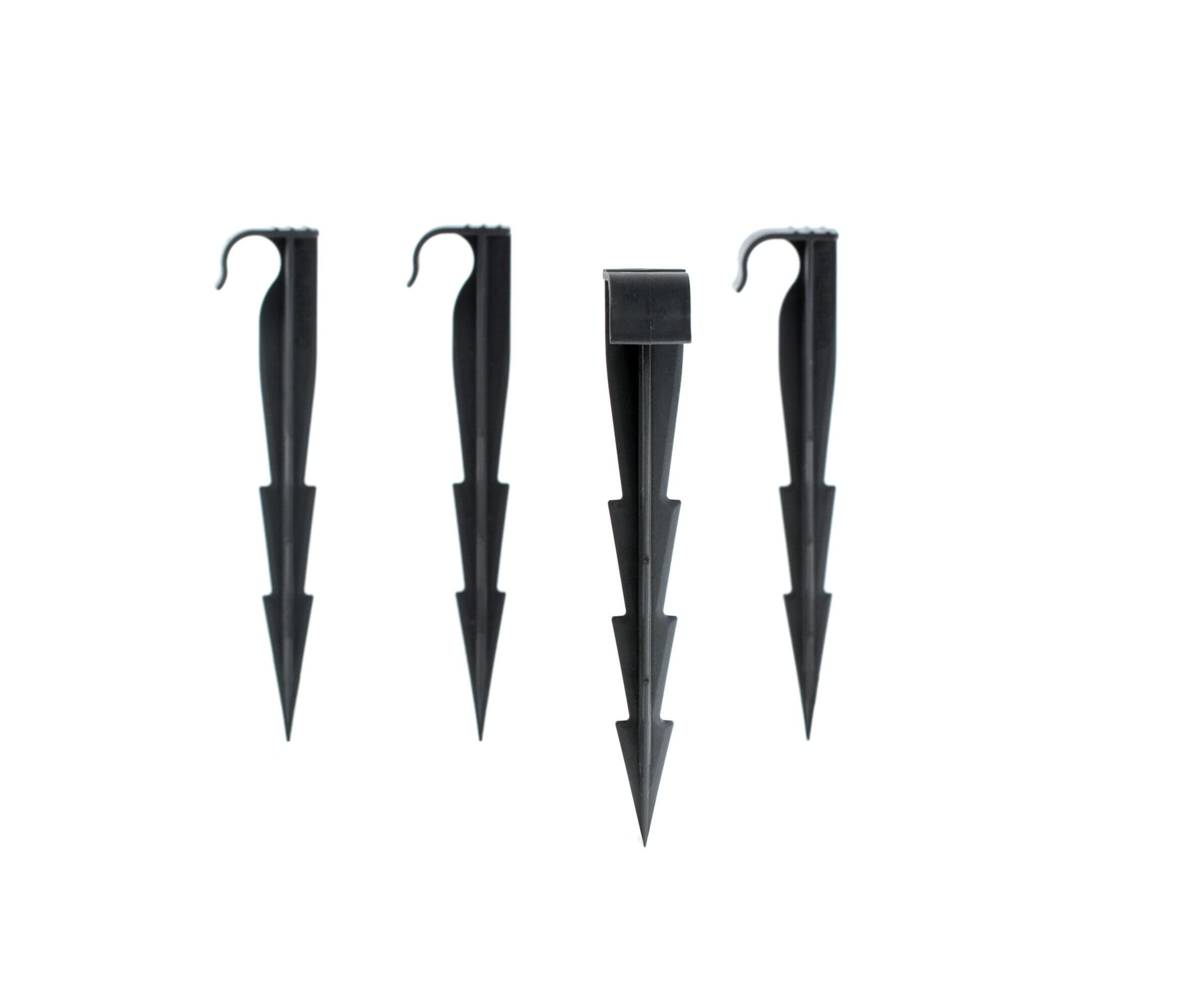 Agritrade AKAgritrade AK Water Pegs - For Porous Pipe Soaker Hose Leaky Pipe Garden Irrigation System 100x Ground Pegs for Porous Pipe 16mm