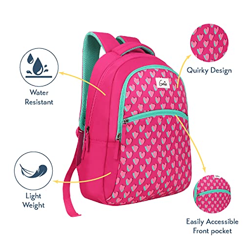 Image of Genie 19 inch Laptop Backpack for Women & Girls | Spacious Office, College & Travel Bag | Water Resistant, Multi-Compartment with Padded Laptop Sleeve