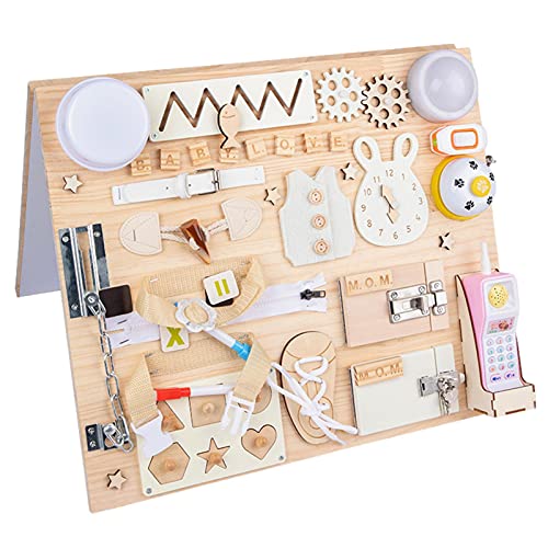 Headu Banchetto Sensoriale Montessori IT57182 - Gioco Educativo In Legno Per Bambini 2-4 Anni, Forme E Manualità, Made In Italy