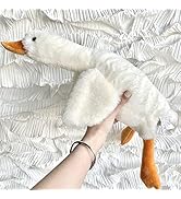 SWECOMZE Witte gans pluche knuffeldier, zacht pluche, grote gans, speelgoed voor baby's, verjaardagscadeaus, 35 cm