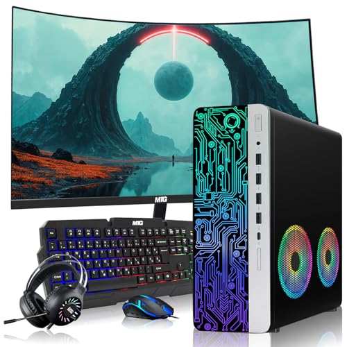 HP Gaming PC Desktop Renewed Bundle