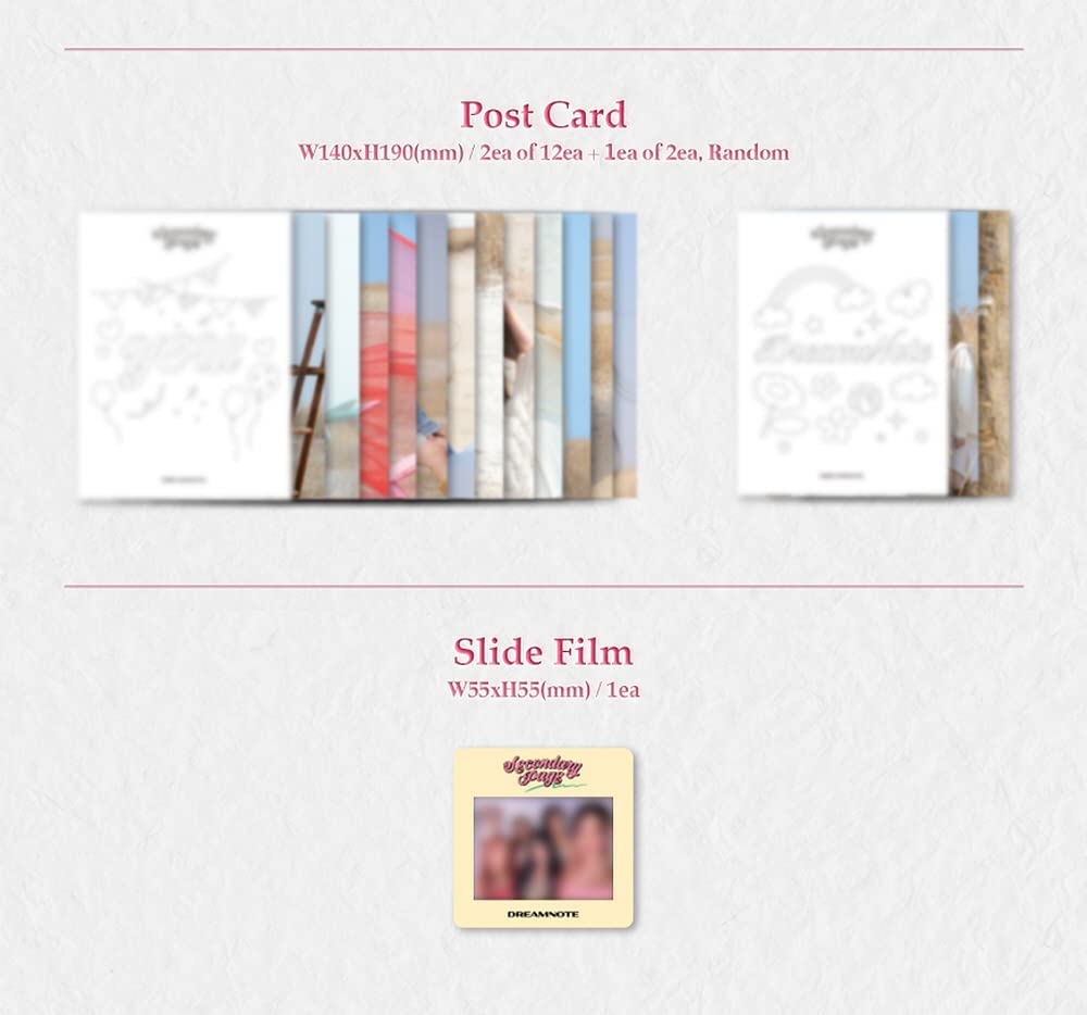 DreamNote - 5th Single Album [Secondary Page] CD+Folded Poster (Lemon+Blue ver. SET/CD Only, No Poster)