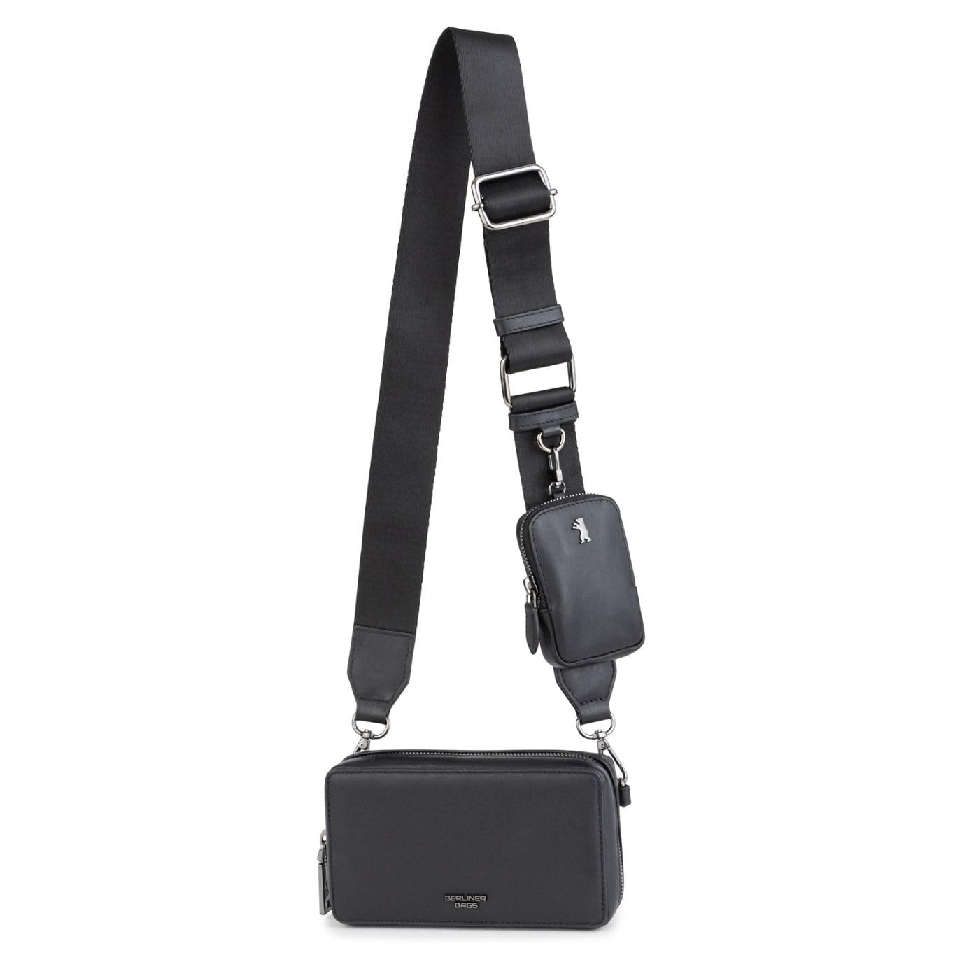 Berliner Bags Umhängetasche Seoul Go to Pocket Premium - Schwarz