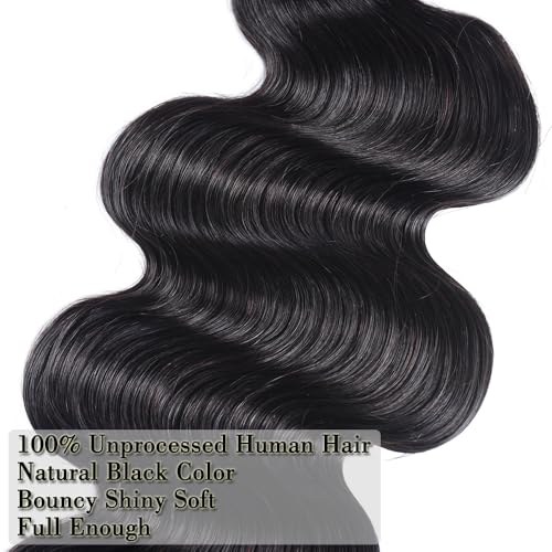 12A Human Hair Bundles 14 16 18 20 Inch Body Wave Bundles Human Hair 400g Brazilian Bundles Human Hair Unprocessed Human Hair Weave 4 Bundles Deals Brazilian Body Wave Bundles Human Hair Extensions - Image 5