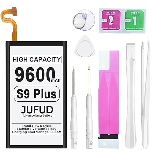 JUFUD 9600mAh Battery for Galaxy S9 Plus SM-G965 G965V G965A