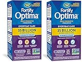 Nature’s Way Fortify Optima Daily Probiotic, 35 Billion CFU, 15 Strains, Prebiotic, 30 Capsules...