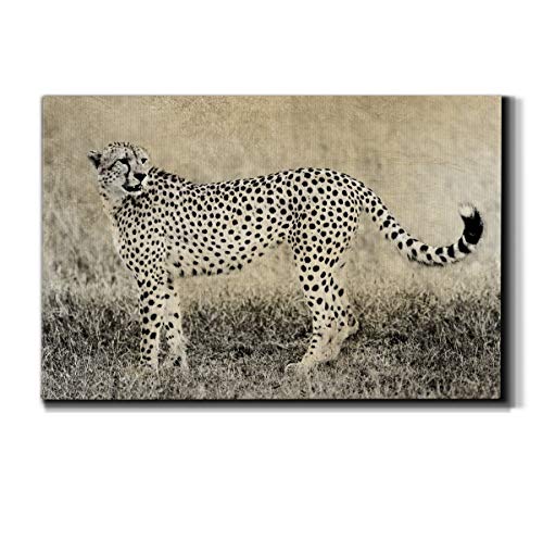 WEXFORD HOME Landscape Wall Art Gallery Wrapped Canvas Ocean Beach Animal Picture Modern Artwork Decoration for Living Room Kitchen Bathroom Office, Ready to Hang