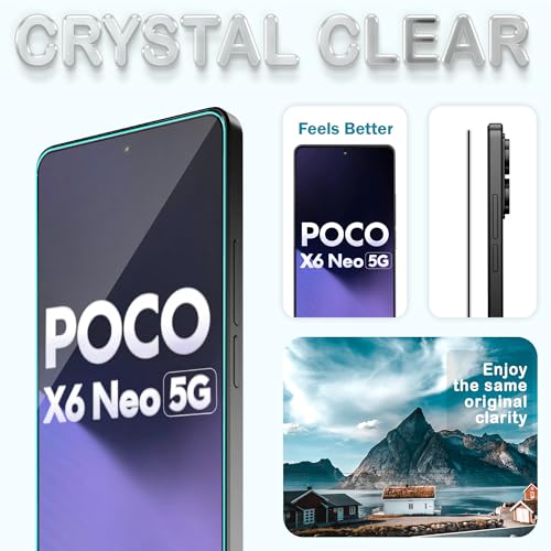 Image of ArmourPro Privacy Tempered Glass Screen Protector Compatible for Redmi Note 13 Pro Plus, Note 13 Pro and Poco X6 Neo (6.67 Inch) with Edge-to-Edge Protector Coverage and Easy Installation kit (Pack of 2)