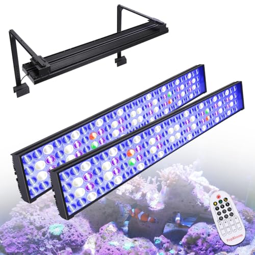Lampe LED aquarium eau salée PopBloom 2xS75 récifal 180cm 6ft