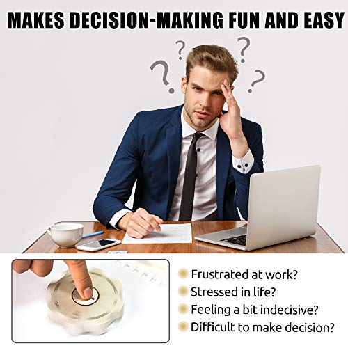 Luxxis paper weight Decision Maker for Men, Funny Decision Paperweight for Bosses day gifts, Executive Office Decision Maker