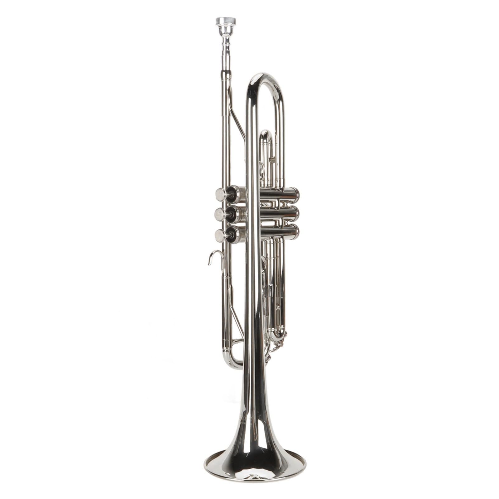 Instrumento de Viento de Trompeta, Juego de Trompeta Bb, Diseño Integrado para Principiantes para la Interpretación Diaria (SILVER)