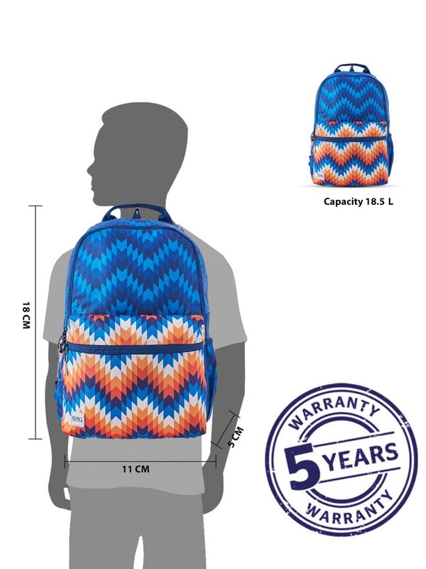 Image of Wiki Stylish Unisex Backpack Pack Durable & Lightweight backpack for Men & Women | Backpack for Office, Gym, Travel (18.5 Litre, Navy)