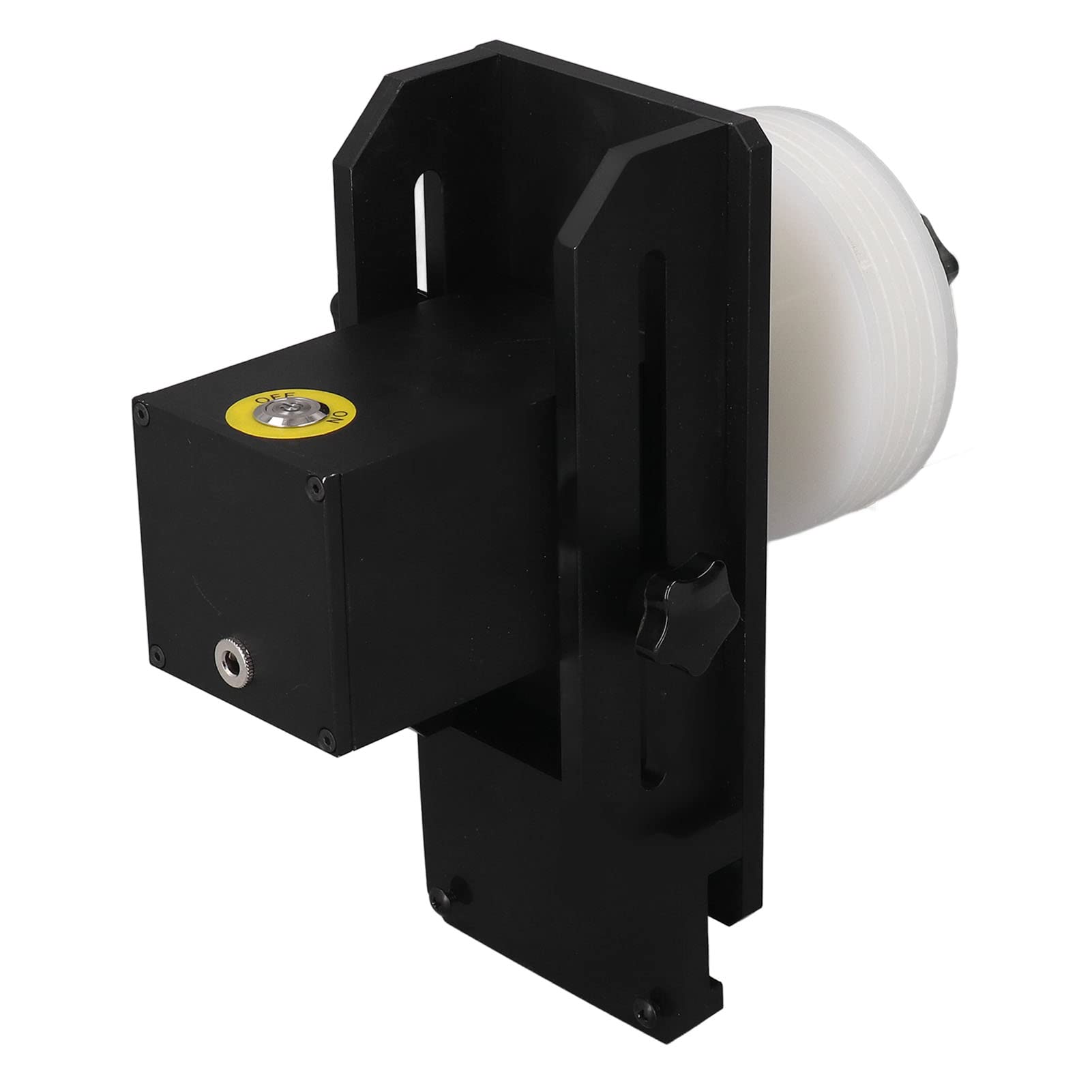 Estante Limpiador de Discos de Vinilo Giratorio Eléctrico, Alta Eficiencia, Aleación de Aluminio, Funcionamiento Estable, Limpieza con Presión Negativa, Pistas Limpiadas (Enchufe