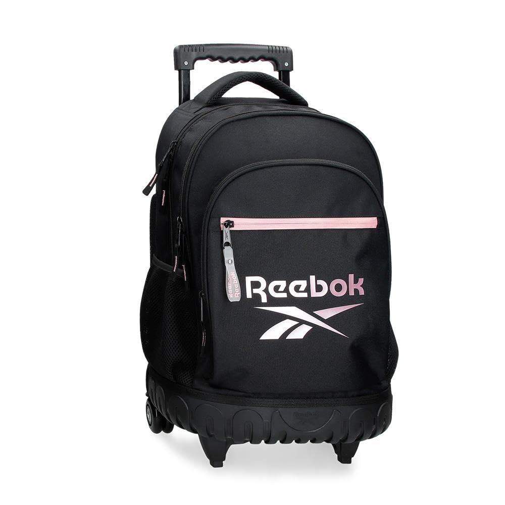 Reebok Beverly Mochila Compact 2 Ruedas Negro 32x43x21 cms Poliéster 28,9L
