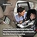 FresherAcc Car iPad Kindle Tablet Holder for Rear and Forward Facing Mirror, Car Mount Hanger Case for Vehicle Backseat Headrest Up to 10.5', Lightweight Washable and Portable (Black)