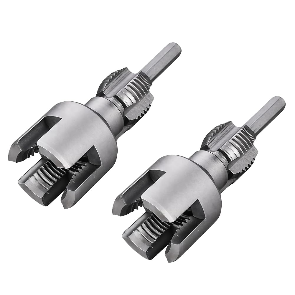 Littimoon Pipe Threader Internal & External Pipe Threading Tool External Pipe Threading Tool 1/2"+3/4"