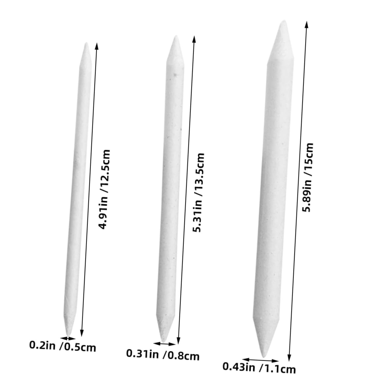 Gogogmee Art Sketch Paper Eraser Pencil Blender Smudge Stump Drawing Tools Student Blending Tools for Artists