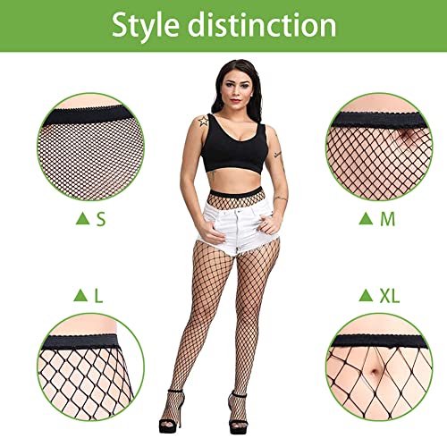 Image of Fishnet Stockings Womens High Waist Tights Sexy Sheer Mesh Pantyhose