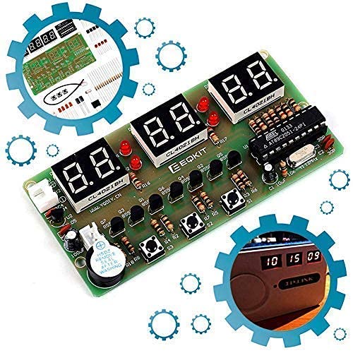 Icstation 6-bit Digital Clock Soldering DIY Practice Kits for School Science Project Soldering Student STEM Project for Learning Teaching Electronic Knowledge Icstation 6-bit Digital Clock Soldering DIY Practice Kits for School Science Project Soldering Student STEM Project for Learning Teaching Electronic Knowledge