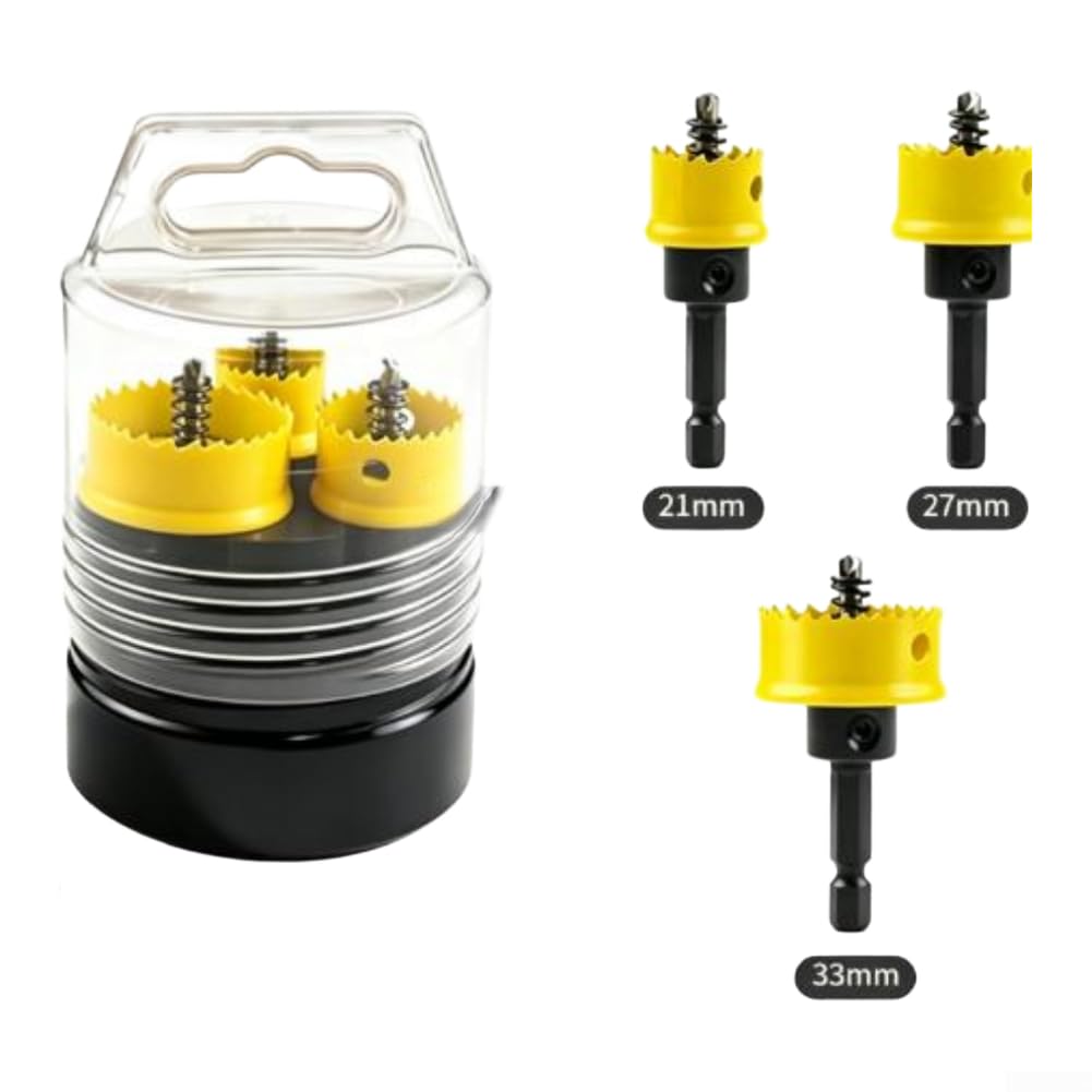 Sierras para corona Metal para madera Plástico para Corte para limpio 3pcs