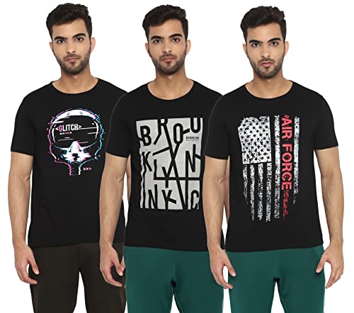 Image of Ap'pulse Men's Printed Short Sleeve Sport Tshirt Combo Pack