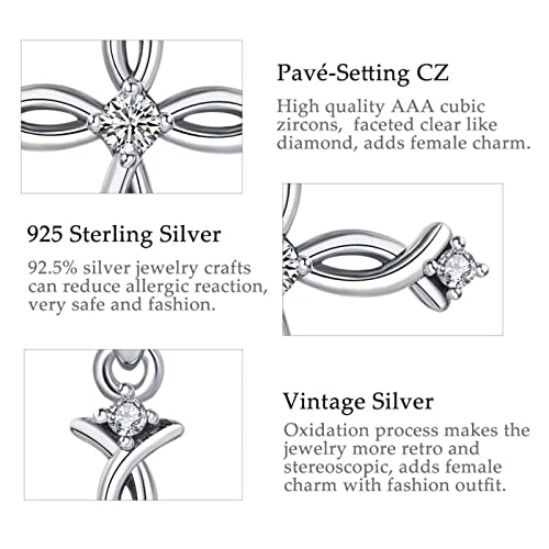 Collier de pendentif croisé en argent 925 le cadeau idéal pour marquer les esprits - 4