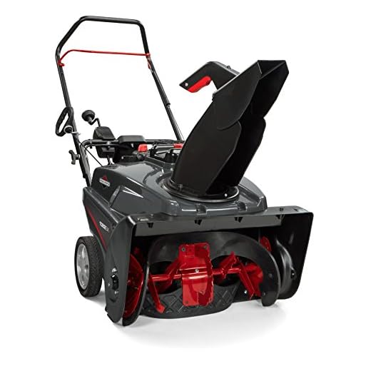 Briggs & Stratton 1022EX 22-Inch Single-Stage Snow Blower with SnowShredder Auger and Push Button Electric Start