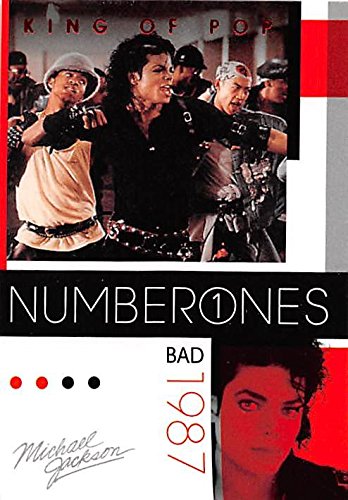 Michael Jackson trading card 2011 King of Pop #185 Number Ones Bad