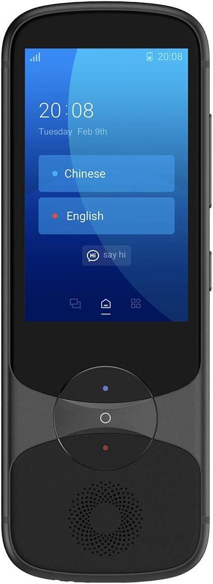 Language Translator Device. 200+ Countries 95+% Accuracy Instant Real-time Voice Translation & Offline Translation w/Wi-Fi, Bluetooth & 4G/LTE (Grey)