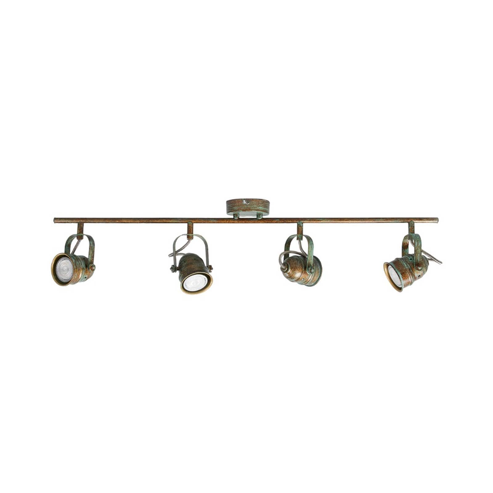 Lindby Bronce Ceiling Light Leonor Dimmable (Antique, Vintage) In Bronze Made Of Metal For E.g. Living Room & Dining (4 Light Sources Gu10) From Floodlight Spotlight